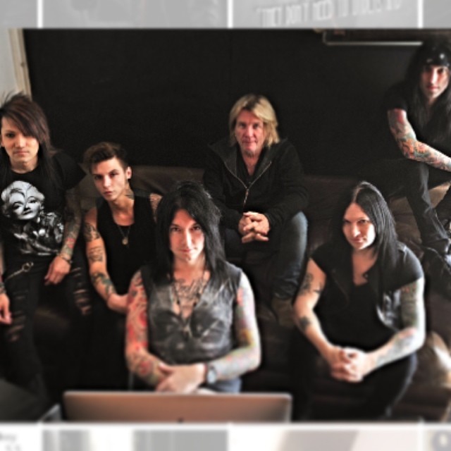 Black Veil Brides and Bob Rock